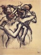 Edgar Degas Dancers,nude Study oil on canvas